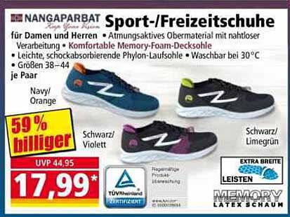 Sport-/Freizeitschuhe für Damen und Herren