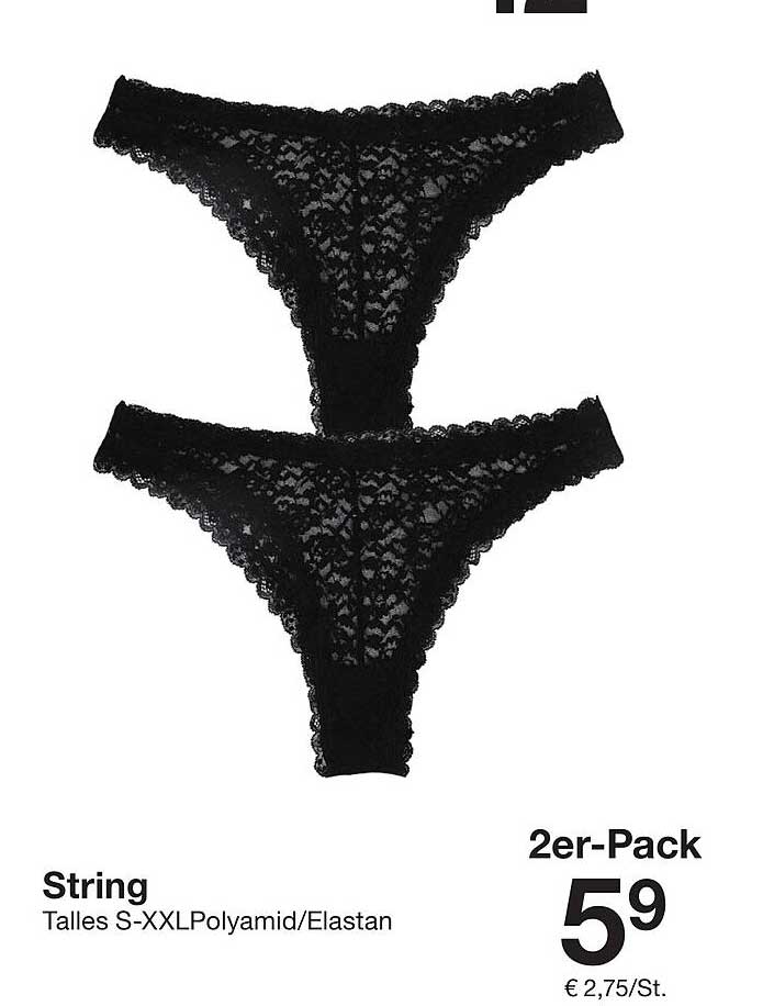 String Tails S-XXL 2er-Pack für nur 5,99 €
