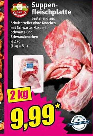 Suppenfleischplatte 2 kg – deftig und lecker!