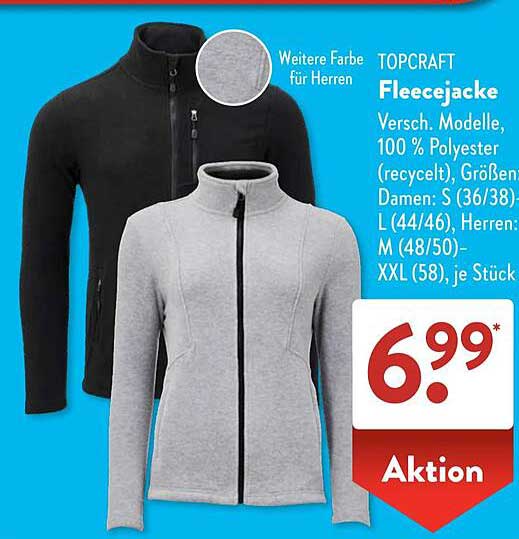 TOPCRAFT Fleecejacke