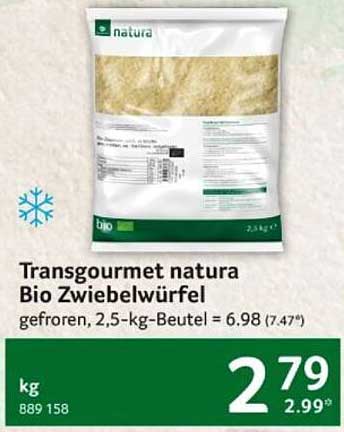 Transgourmet natura Bio Zwiebelwürfel