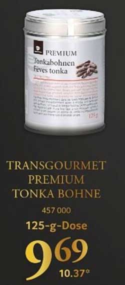 Transgourmet Premium Tonkabohnen 125-g-Dose