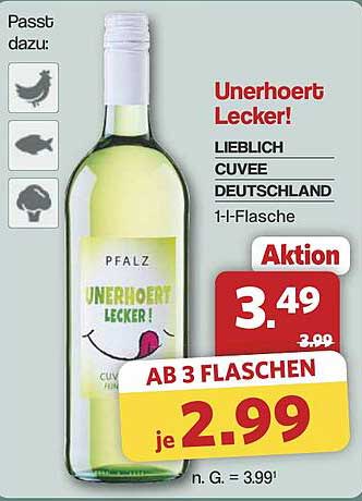 Unerhoert Lecker! Lieblich Cuvee Deutschland 1-l-Flasche