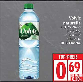 Volvic natürliche Mineralwasser 1,5l PET-Flasche