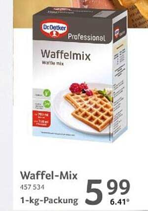 Waffel-Mix von Dr. Oetker, 1-kg-Packung