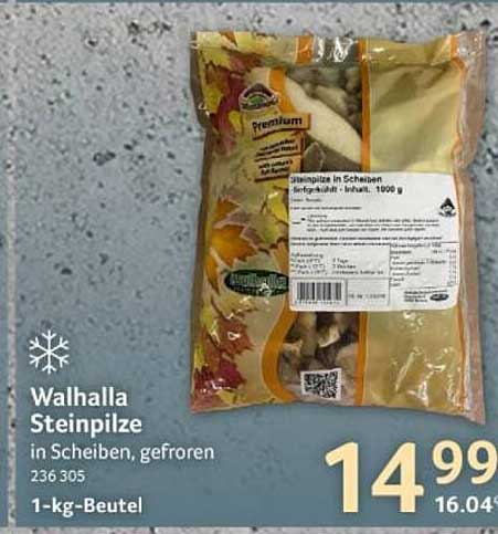 Walhalla Steinpilze in Scheiben, gefroren
