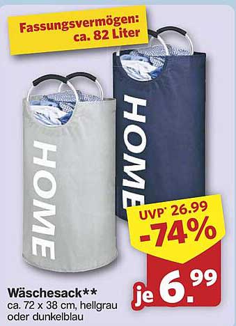 Wäsche Sack - Angebot mit hohem Fassungsvermögen