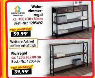 Wohnzimmerregal und Flurregal von Prestige Home