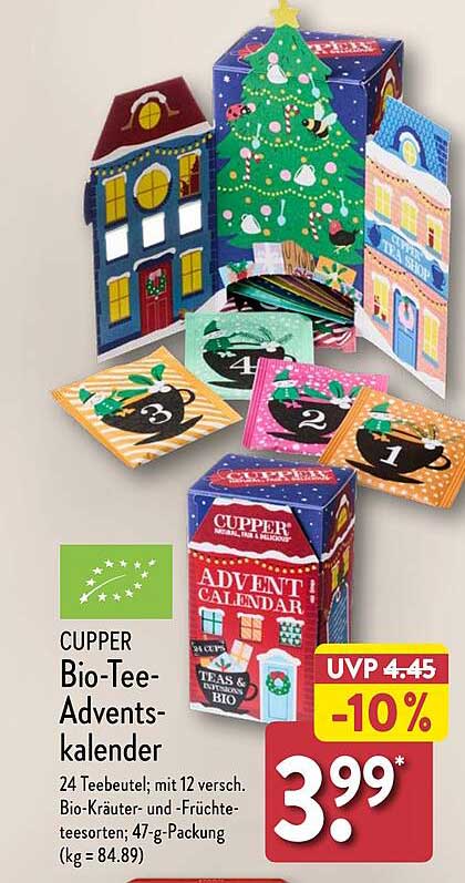 CUPPER Bio-Tee-Adventskalender