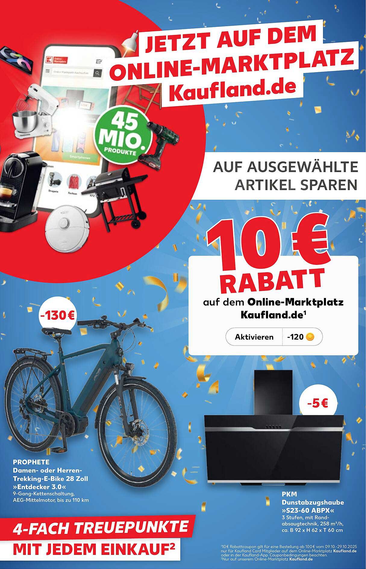 10 € Rabatt auf den Online-Marktplatz Kaufland.de
