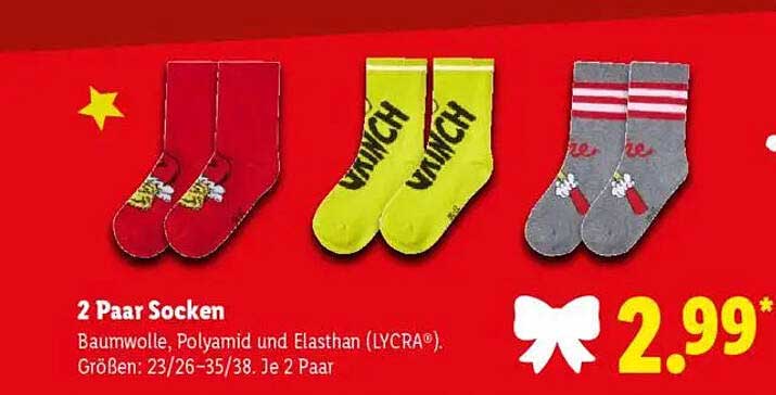 2 Paar Socken