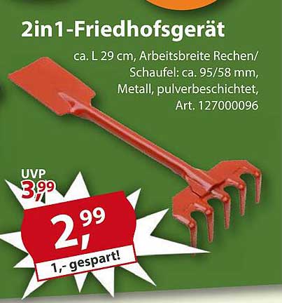 2in1-Friedhofsgerät