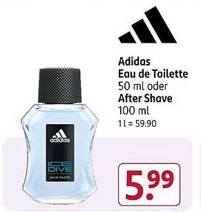Adidas Eau de Toilette 50 ml oder After Shave 100 ml