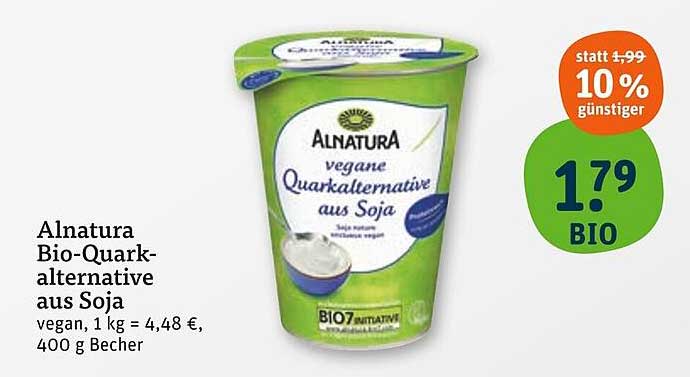 Alnatura Bio-Quarkalternative aus Soja