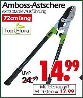 Amboss-Astscherer extra stabile Ausführung 72cm lang