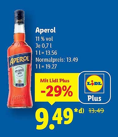 Aperol 0,7 L - Erfrischender Genuss für jeden Anlass