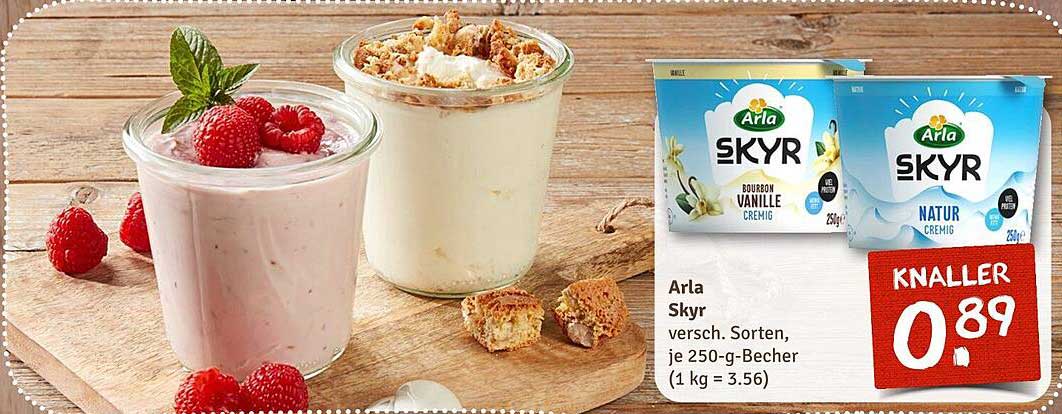 Arla Skyr verschiedene Sorten, je 250-g-Becher