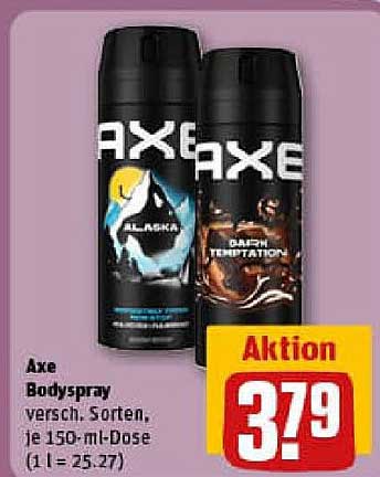 Axe Bodyspray 150 ml, verschiedene Sorten