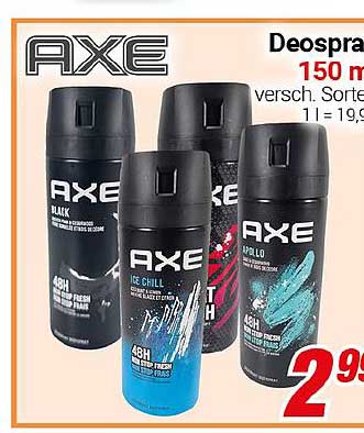AXE Deospray 150 ml - verschiedene Sorten