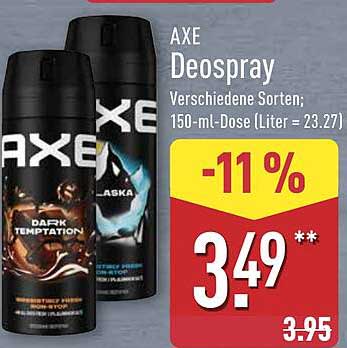 AXE Deospray verschiedene Sorten; 150-ml-Dose