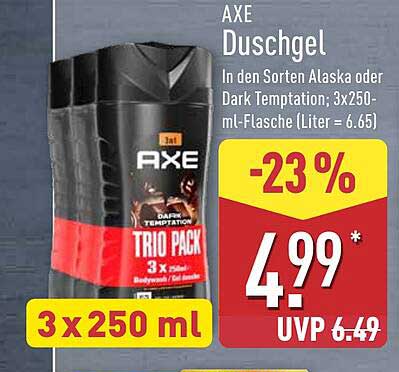 AXE Duschgel Trio Pack - Dark Temptation oder Alaska