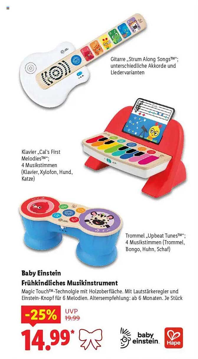 Baby Einstein Frühkindliches Musikinstrument