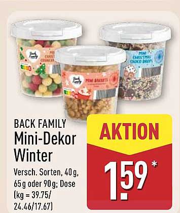 BACK FAMILY Mini-Dekor Winter