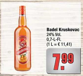 Badel Kruskovac 24% Vol. – Fruchtiger Genuss für jeden Anlass