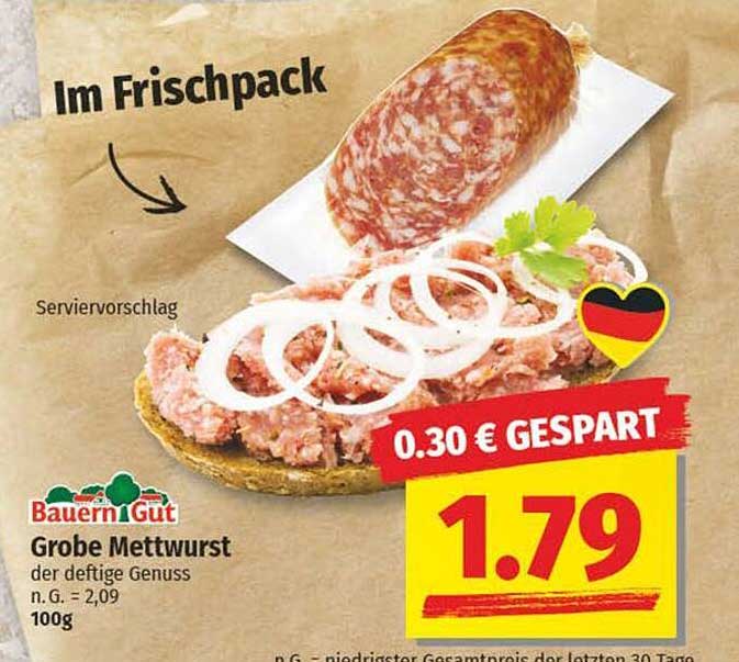 Bauern & Gut Grobe Mettwurst