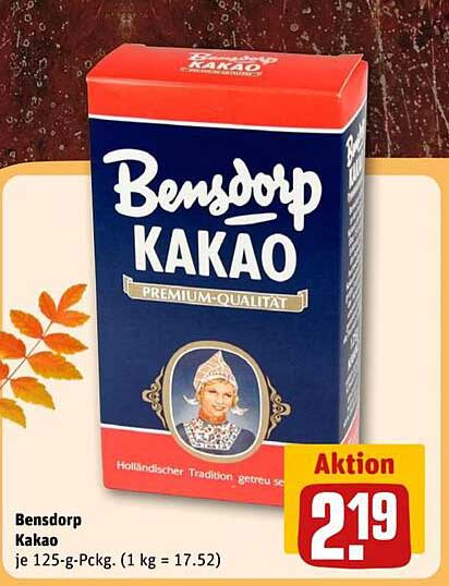 Bensdorp Kakao 125 g - Premium-Qualität zum Sparpreis
