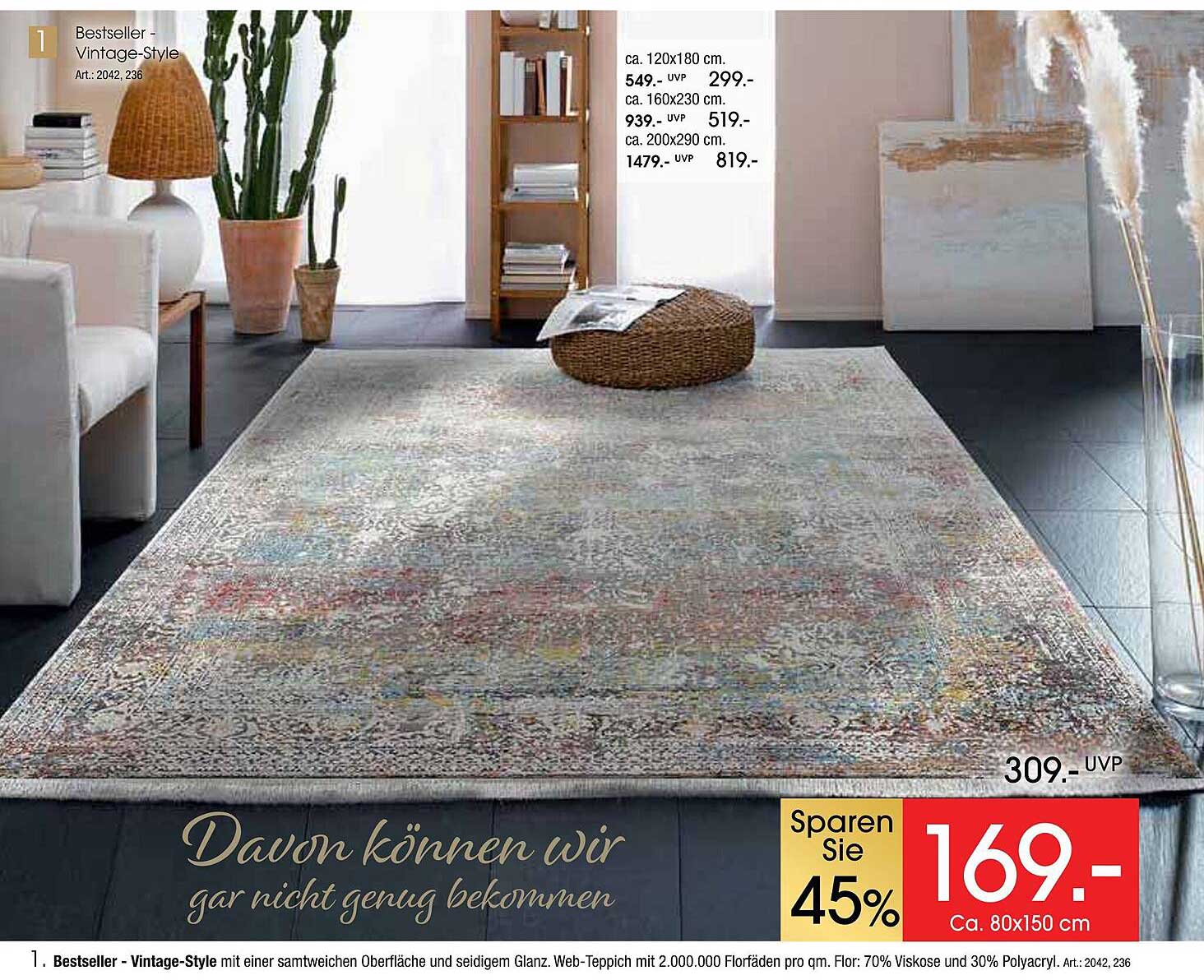 Bestseller - Vintage-Style Teppich