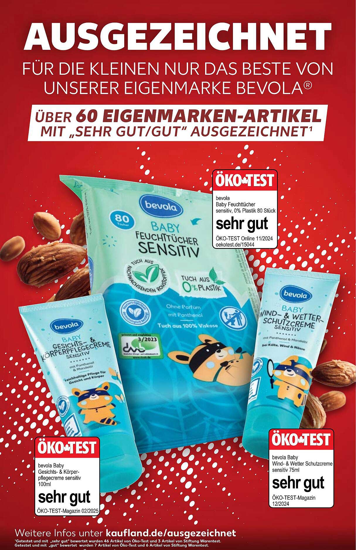 Bevola Baby Feuchttücher sensitiv 80 Stück
