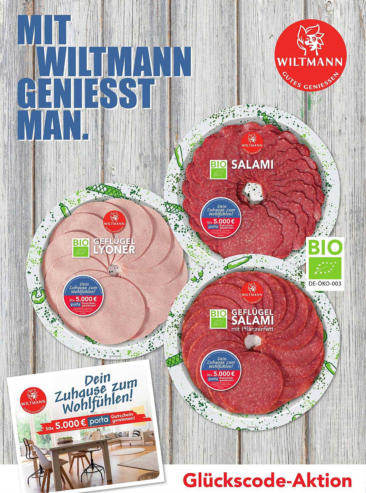 BIO Geflügel Lyoner, BIO Salami und BIO Geflügel Salami