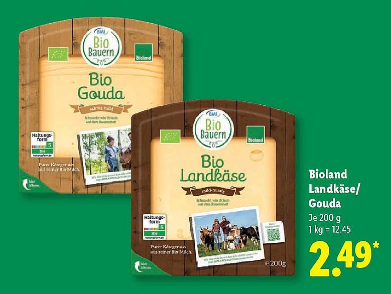 Bioland Landkäse/Gouda