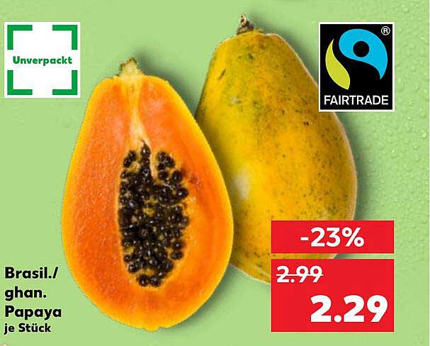 Brasilianische Papaya - 23% Rabatt!