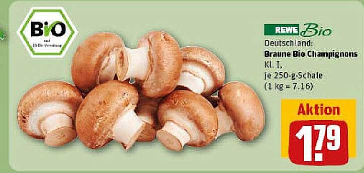 Braune Bio Champignons 250 g