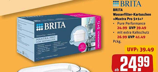 BRITA Wasserfilter-Kartuschen »Maxtra Pro 5+1*3« - Pure Performance