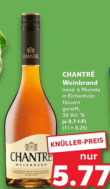 CHANTRÉ Weinbrand 0,7 l