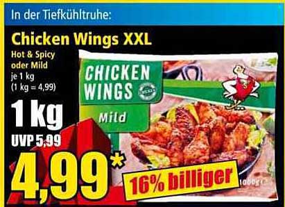 Chicken Wings XXL - Mild & Hot & Spicy