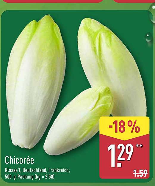 Chicorée 500-g-Packung
