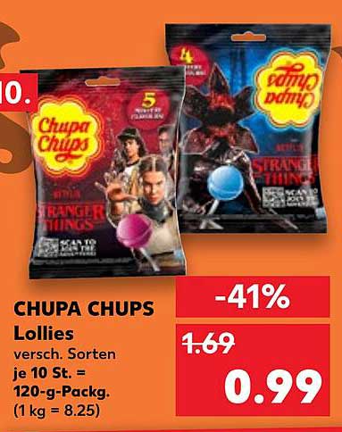 CHUPA CHUPS Lollies - STRANGER THINGS Edition