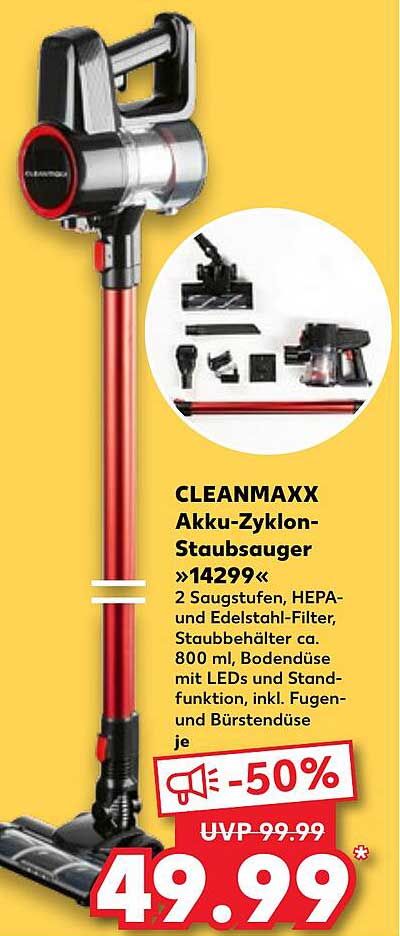 CLEANMAXX Akku-Zyklon-Staubsauger »14299«