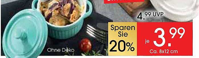 Cocotte in Grün – 20% Rabatt auf die UVP von 4,99 €