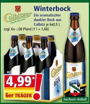 Colbitzer Winterbock – Ein aromatischer dunkler Bock