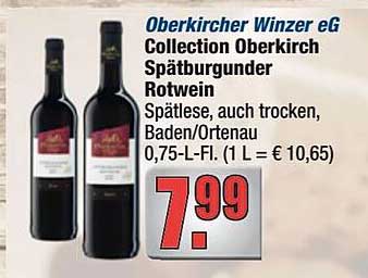 Collection Oberkirch Spätburgunder Rotwein - 0,75 L