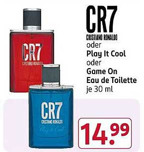 CR7 Eau de Toilette 30 ml - Play It Cool oder Game On