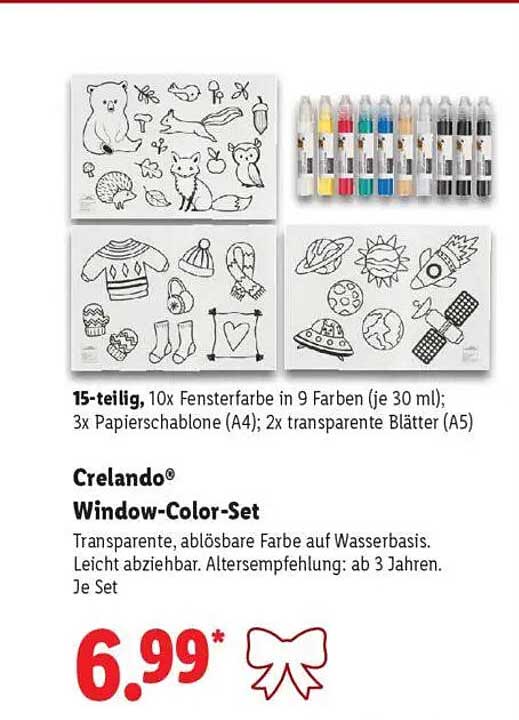 Crelando® Window-Color-Set