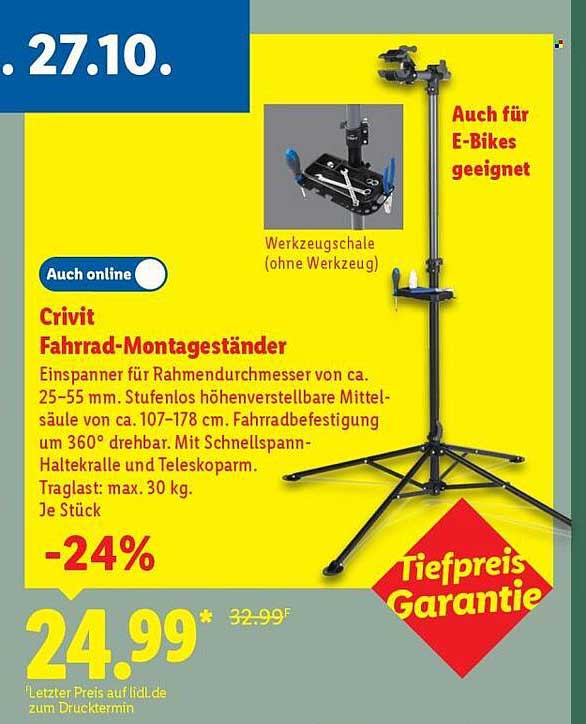 Crivit Fahrrad-Montageständer