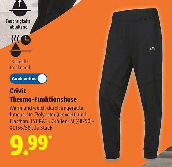 Crivit Thermo-Funktionshose