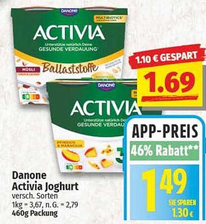 Danone Activia Joghurt - verschiedene Sorten